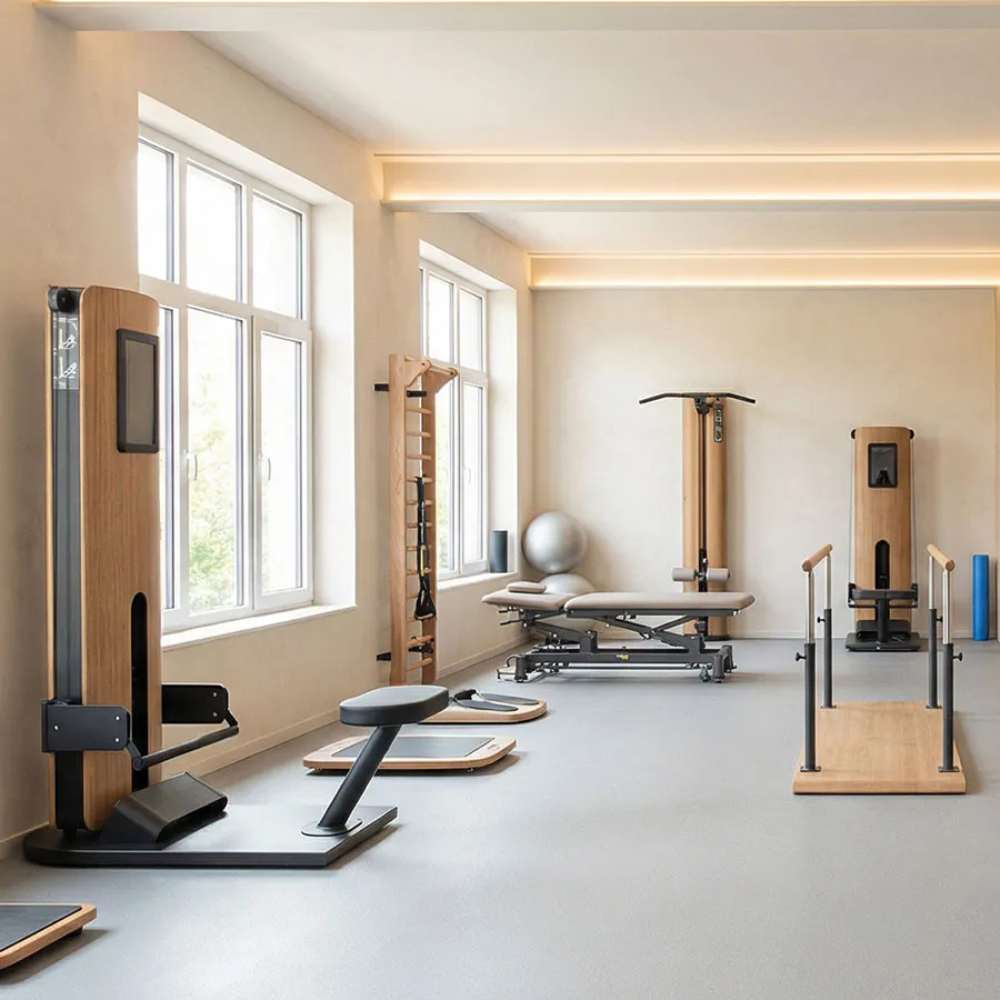 Fysiotherapie- of medische trainingsruimte met NOHRD-apparatuur.